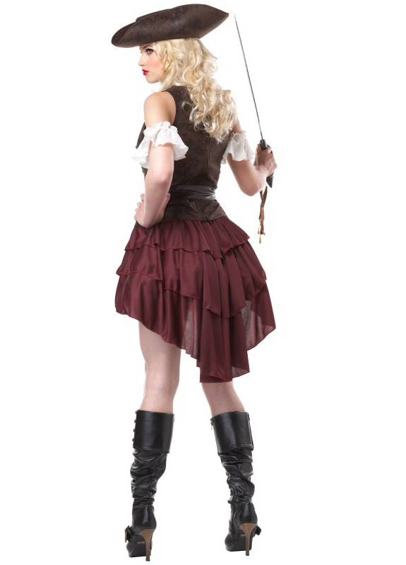 Halloween Costumes Queenly Pirate Swashbuckler Costume - Click Image to Close